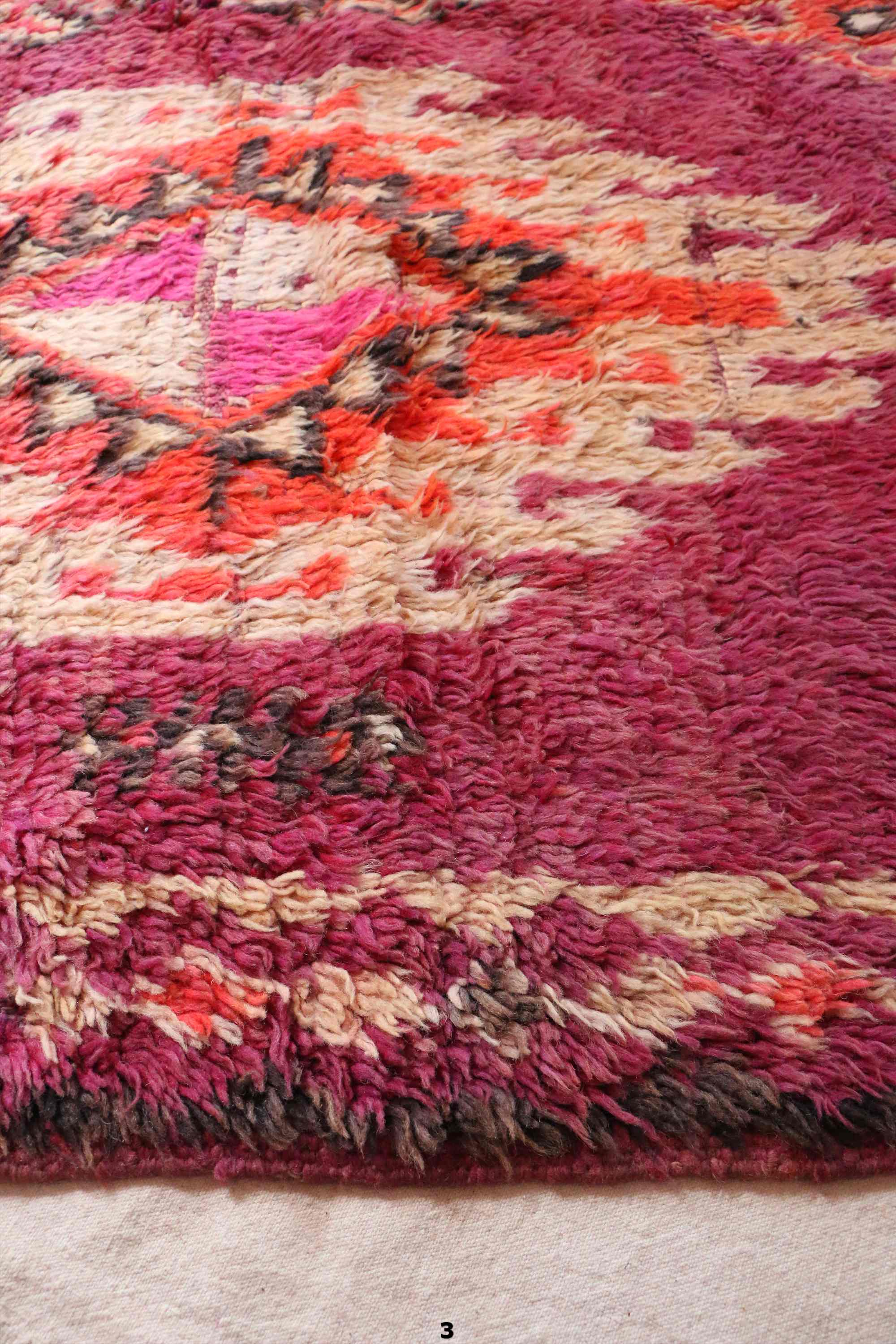 Vintage moroccan carpet - 152 x 348 cm