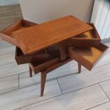 Side table, 4-drawer work table
