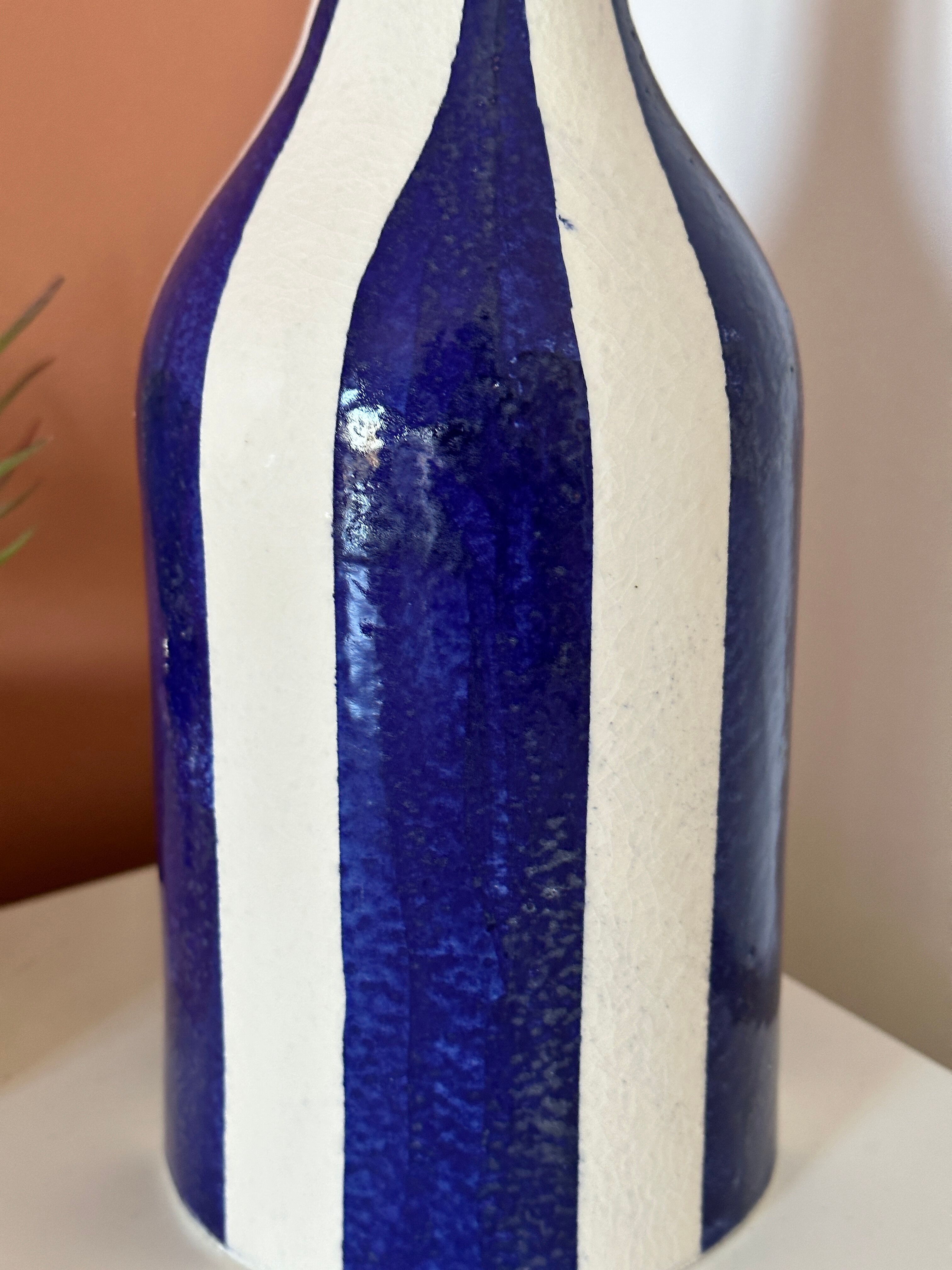 Striped vase