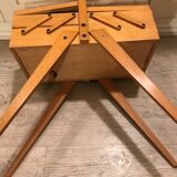 Vintage sewing box 1960 feet compass