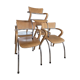 5 chairs model Can Can by Komplot Design for Brunner, 1993