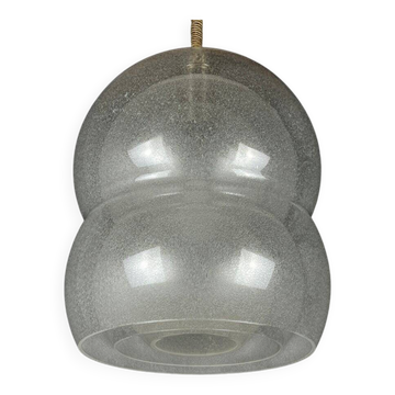 Lampe suspendue Murano attribuée à Mazzega, Italie, années 1960.