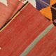 5x11 Kilim Long Wide Faded Samon Kilim Rug, Rare Style Anatolian Flatweave