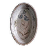 Bowl or small dish signed by Atch Thierry and Chantal Robert in Loir stoneware.