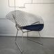 Diamond 421 Chrome Armchair by Harry Bertoia for Knoll International, 1970-80