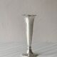 Silver-plated single flower vase