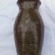 VASE IN SPECKLED AND GLAZED CERAMIC -MONOGRAMMED - TO BE IDENTIFIED