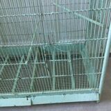 Old wooden and metal birdcage