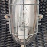 Industrial cast iron and glass wall light Bloc