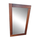 Big rosewood wall vintage mirror, 1970s