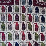 Handmade Afshar Persian Rug 138x112cm