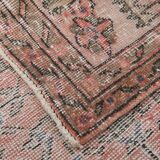 7x11 Pale Red Classic Vintage Rug, 204x335Cm