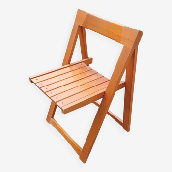 Beech folding chair