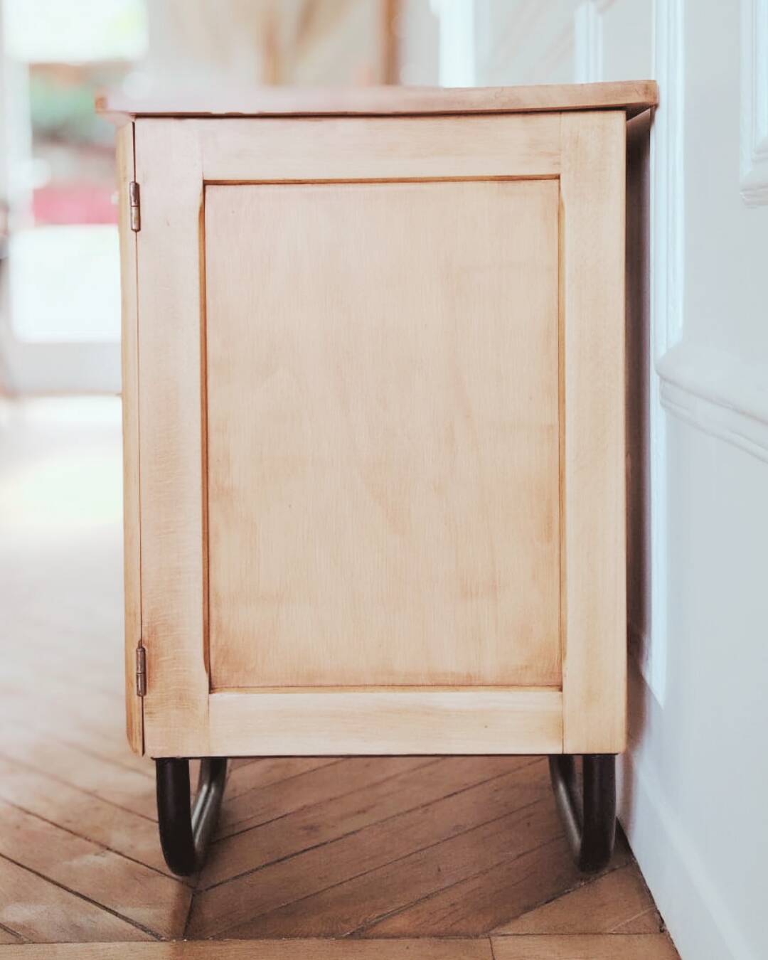 Renovated vintage desk by Jacques Hitier, 1960s.