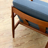 Teak armchair or easy chair by Grete Jalk for France & Son, Danish Design, 1950er