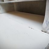 Patinated desk in fir