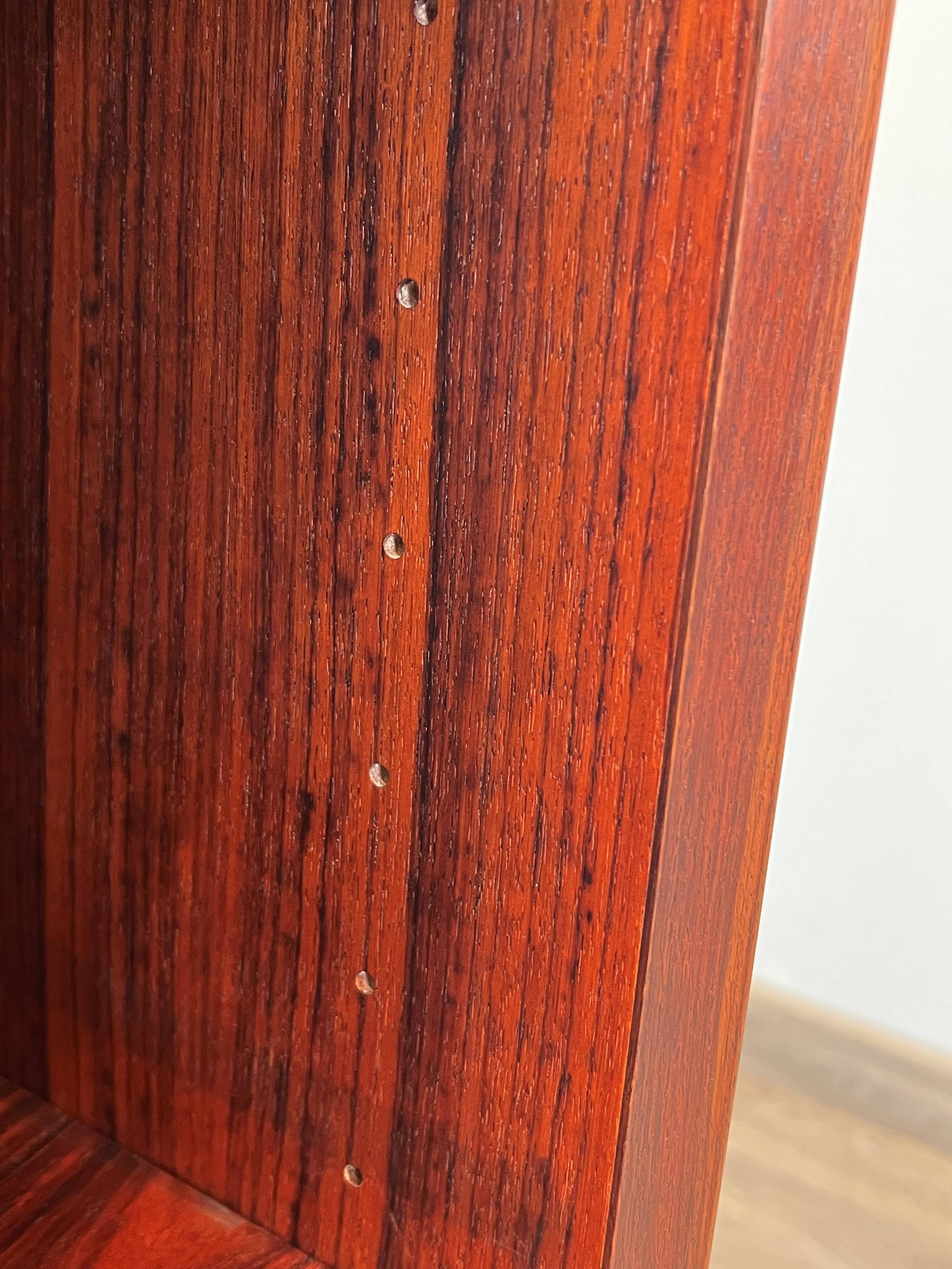 Scandinavian library in rosewood