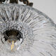 Ceiling lamp suspension crystal and bronze lamp luminaire glass flower