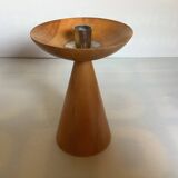 Scandinavian style wooden candle holder