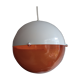 Plexiglas suspension white and orange 70s