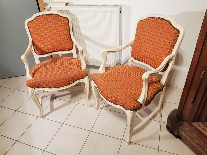 pair of Louis XV armchairs