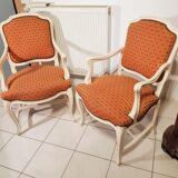 Paire de fauteuils Louis XV