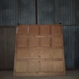 Vintage industrial wood door