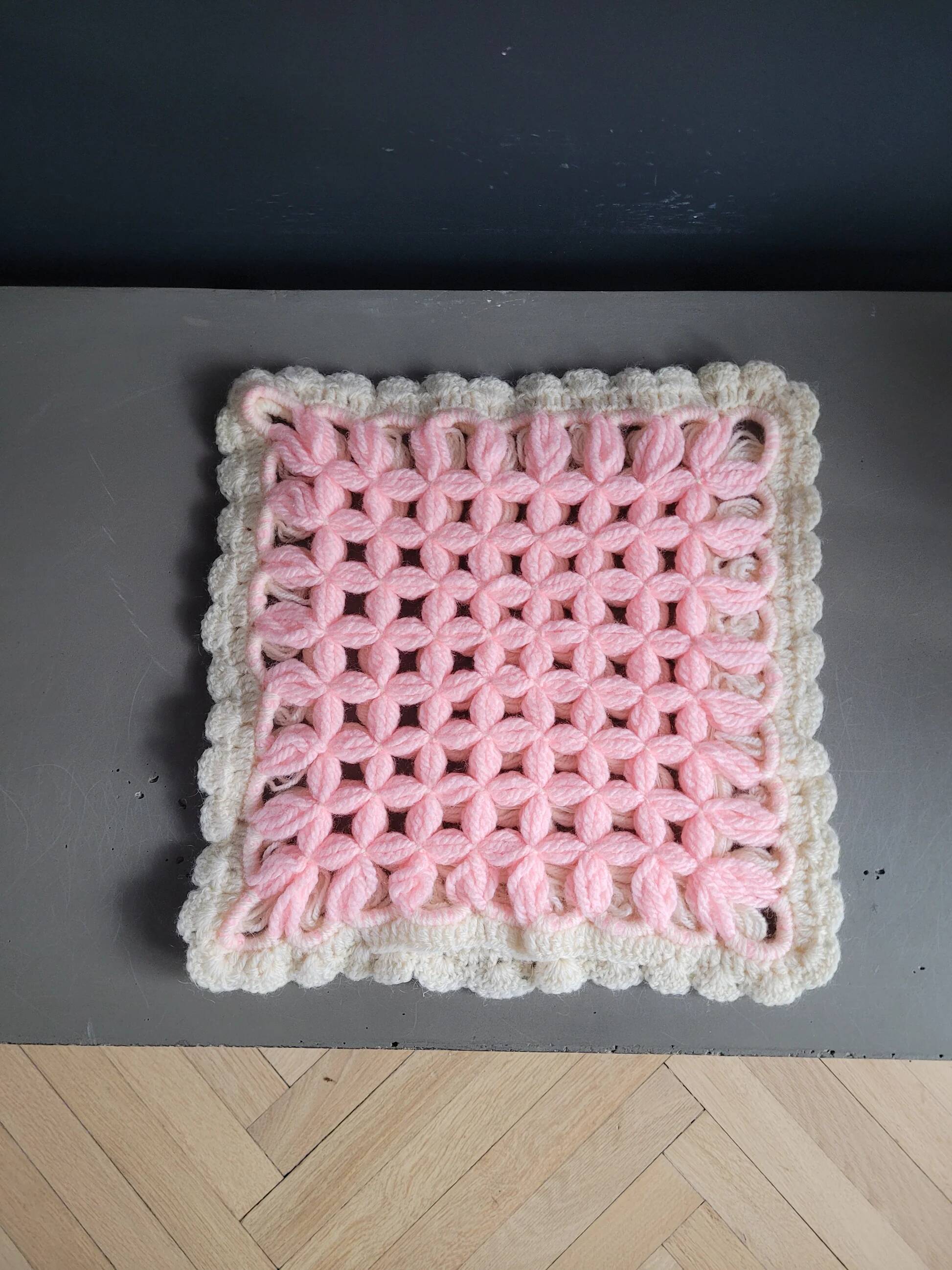 Housse de coussin en crochet 35x35