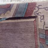 Tapis vintage tibétain Khaden fait main en laine – 122 x 180 cm – 1960s