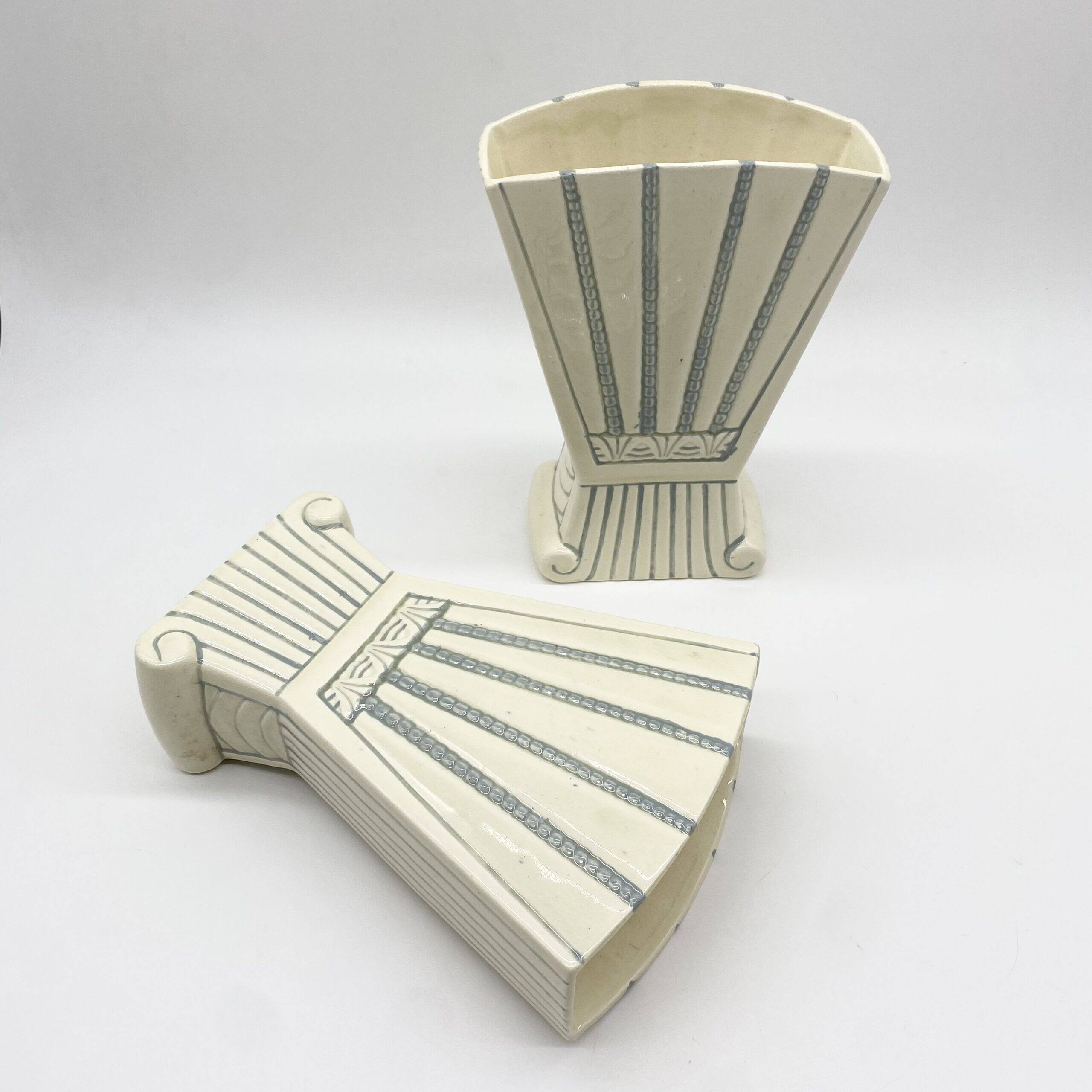 Pair of "Orchies" Art Deco vases, 1930s