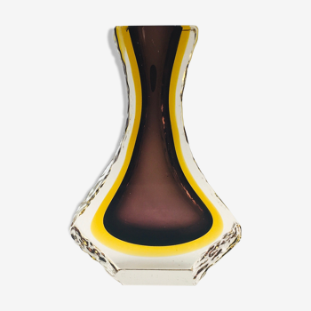 Mid-Century Italian Sommerso vase from Murano, 1960s