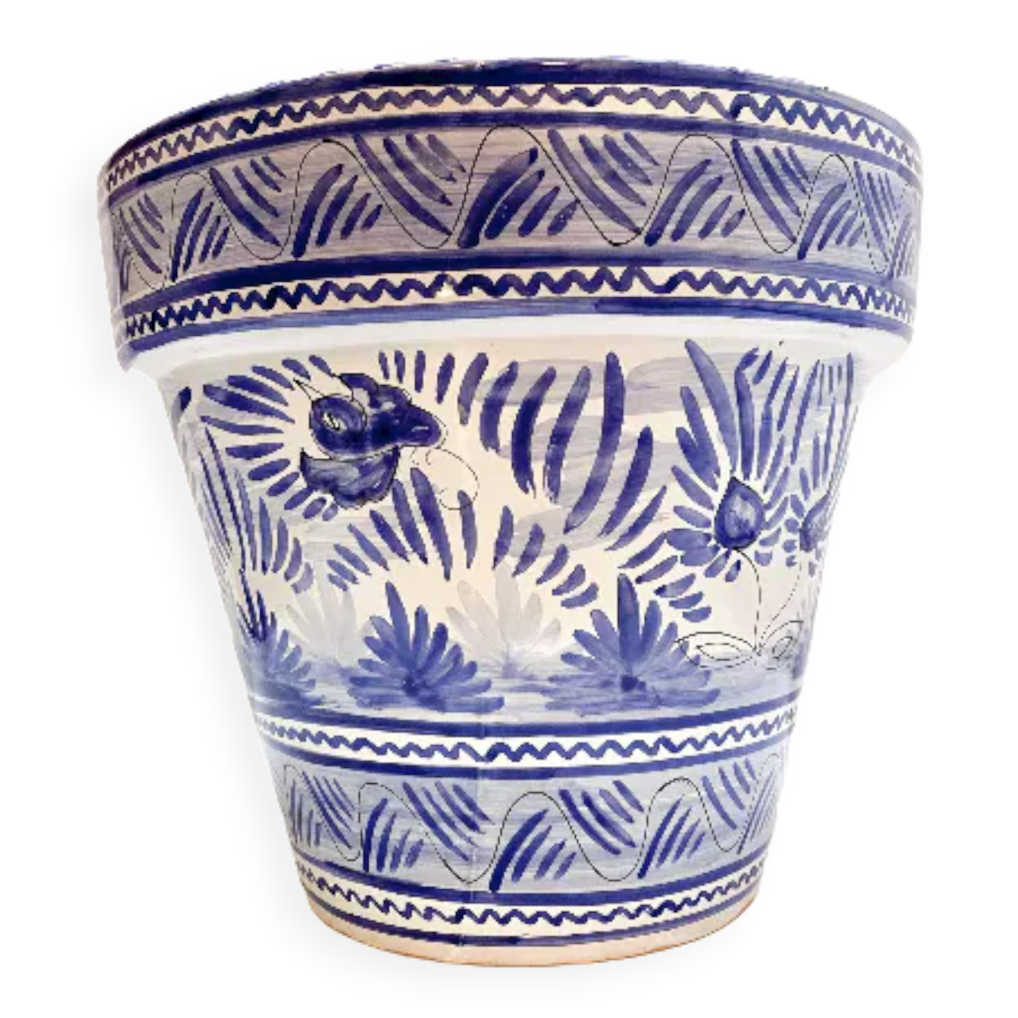 Traditional terracotta pot