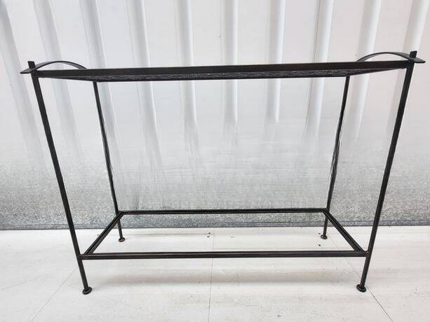Wrought iron console
