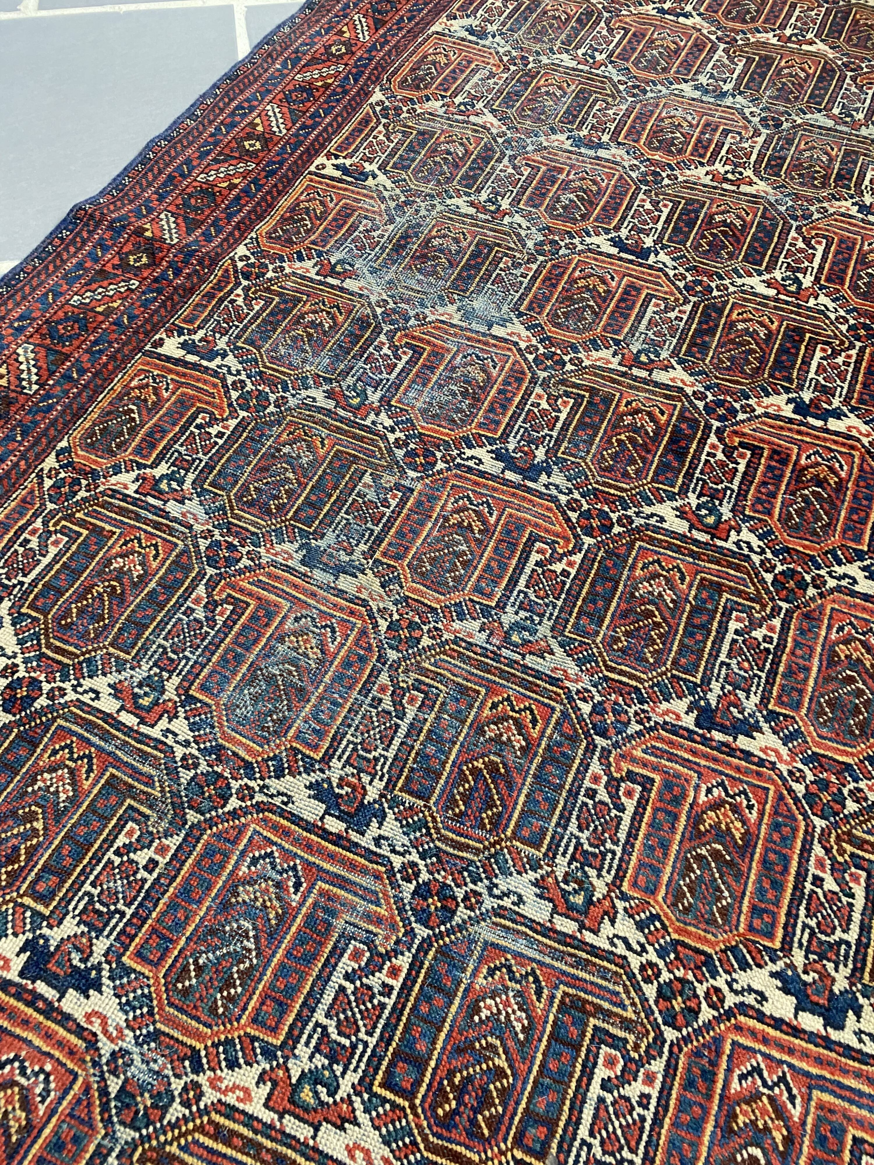 Handmade old oriental carpets