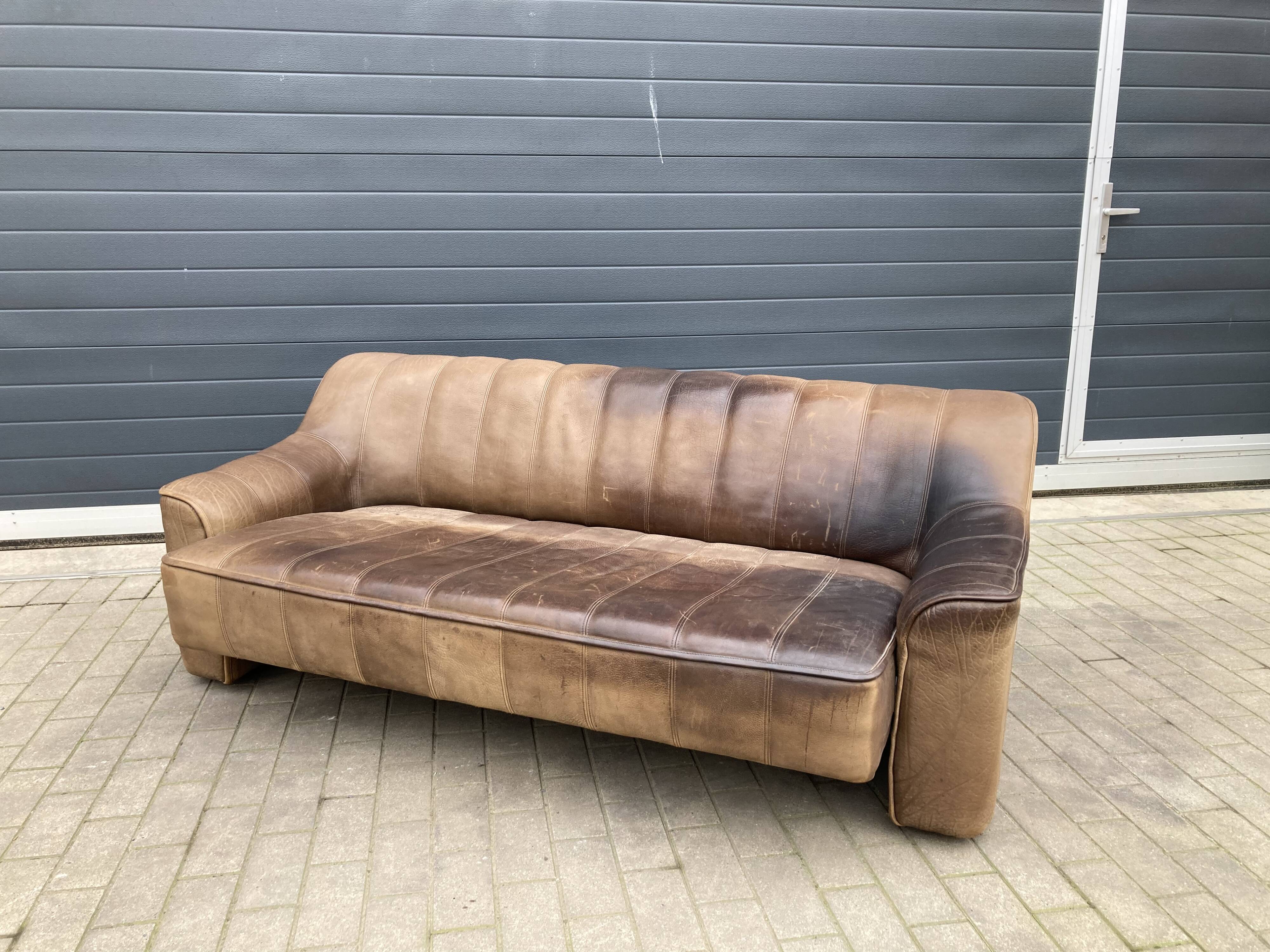 De Sede Ds44 3-seater Buffalo leather NECK 5mm