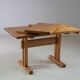 Table of solid pine arcs with extension, France 1970