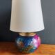 Lamp "Laque Line" Jean-Noël Bouillet (JNB) - Painted Glass Globe Signed