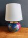 Lamp "Laque Line" Jean-Noël Bouillet (JNB) - Painted Glass Globe Signed