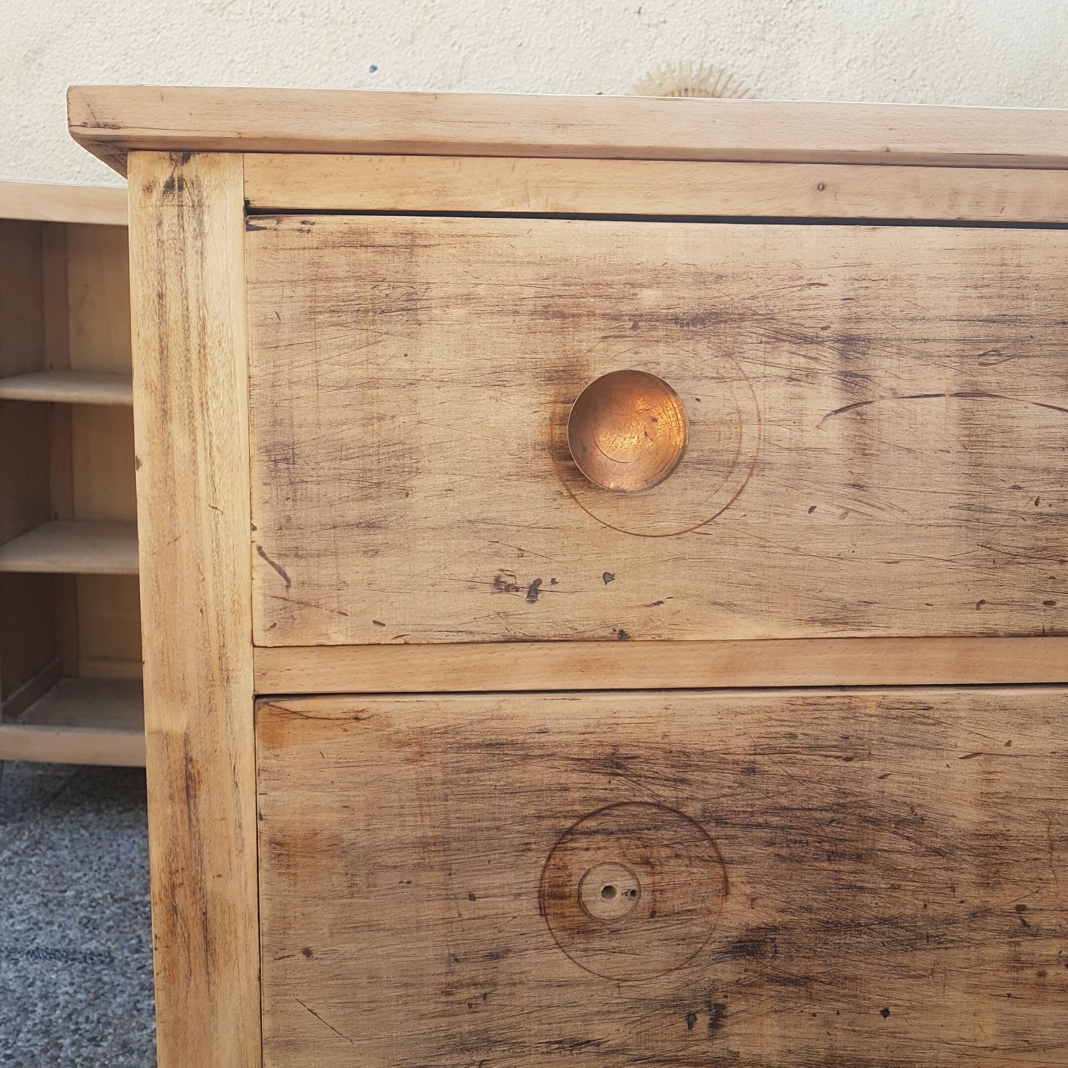 Patinated undue atlier 50s vintage dresser