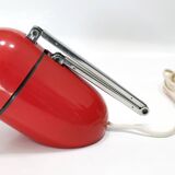 Space age design lamp kreo-lite na-718 red japan