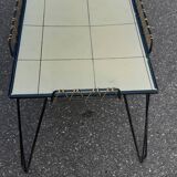 Side table vintage legs Eiffel 1950