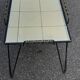 Table d'appoint vintage pieds Eiffel 1950