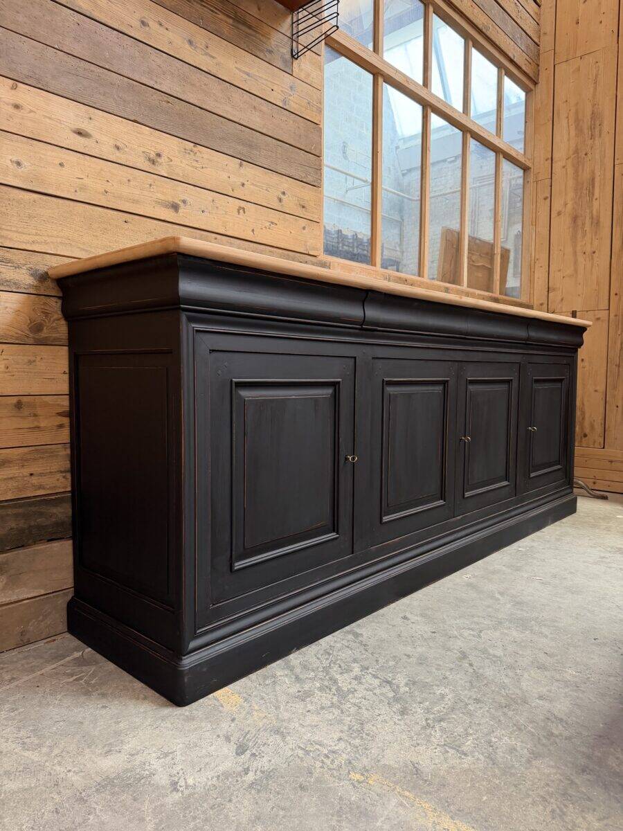 Enfilade 4 portes en merisier