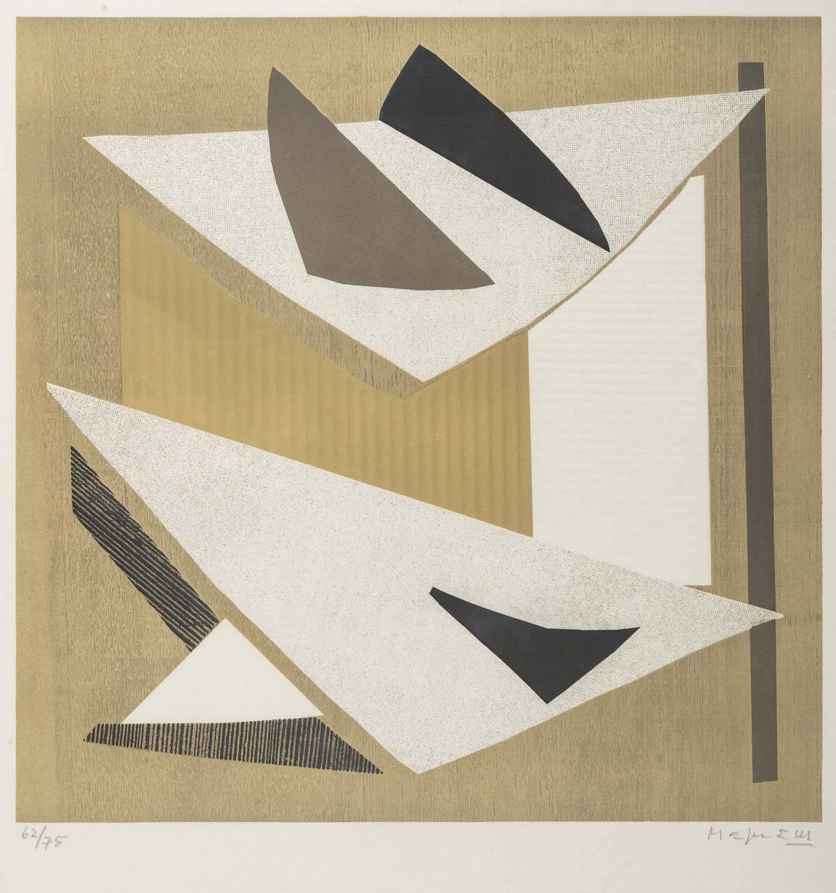 Lithographie par alberto magnelli