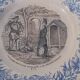 Talking plate themed Tierra del Fuego of Grigny late nineteenth century
