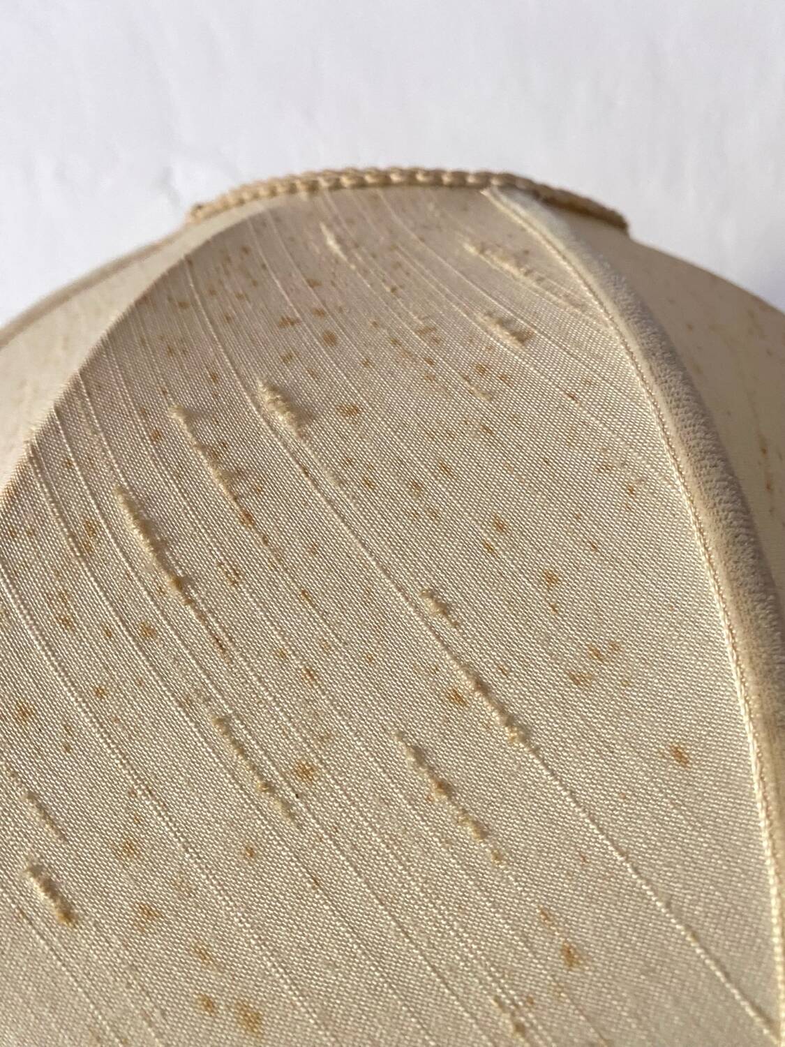 Retro wrought iron and pearl lamp