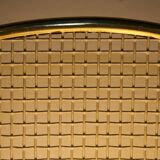 Style perforated brass wall light