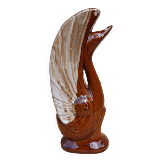 Swan art deco vase France