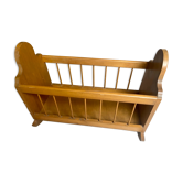 Vintage wooden rocking bed
