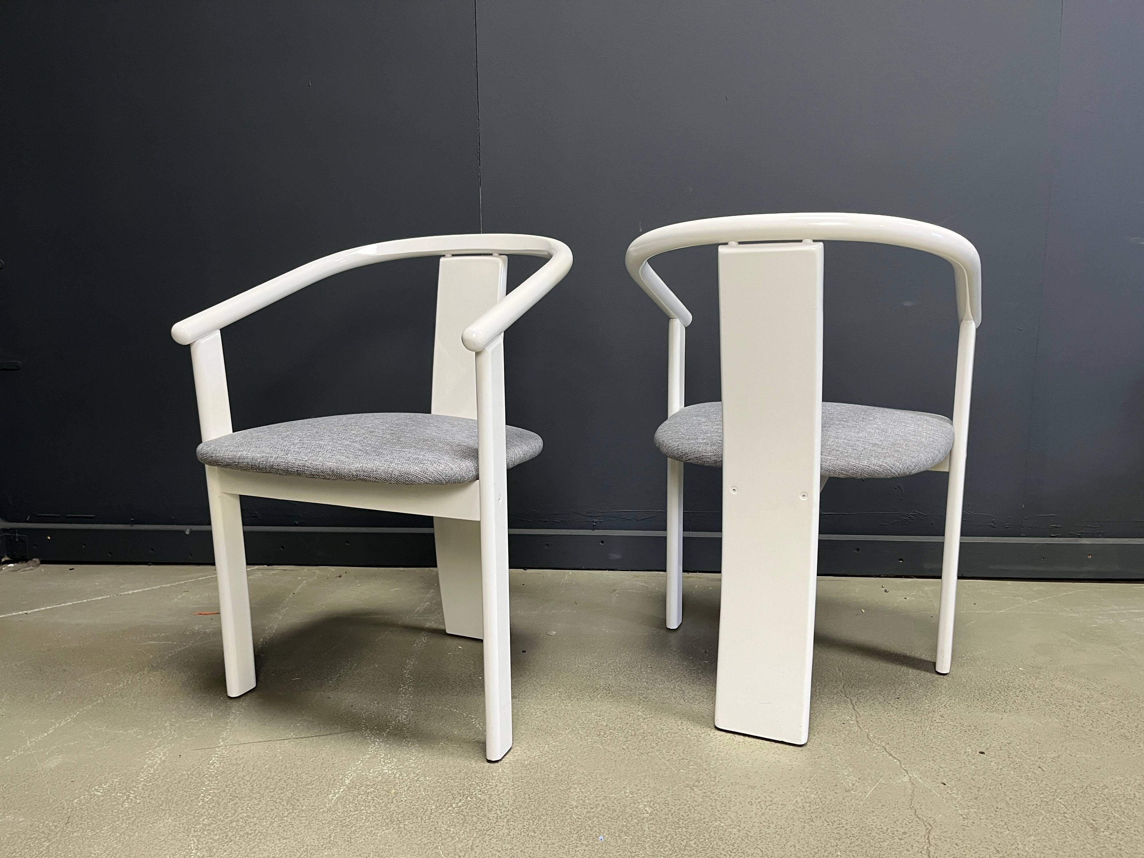 Post modern Spanish dining chairs, set of 8 - 1980s